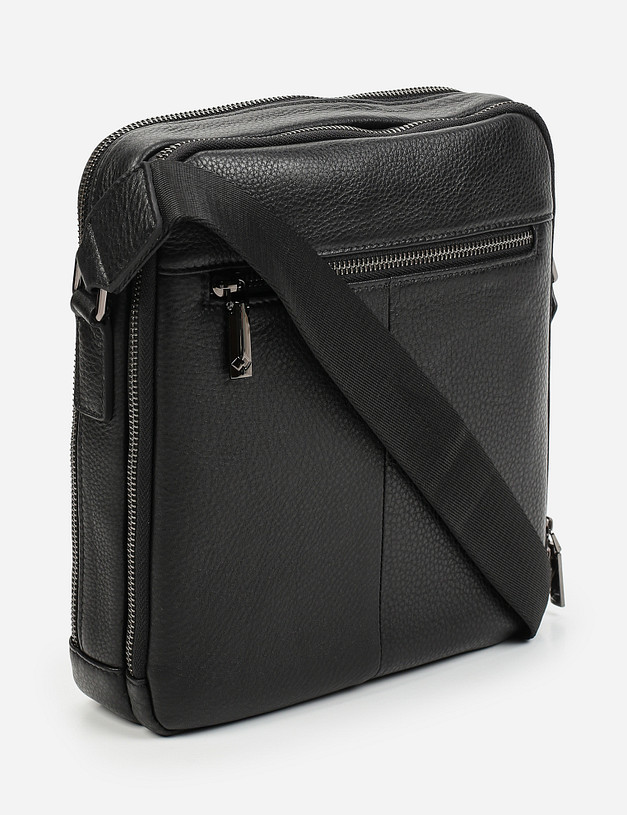 Черная мужская сумка MASCOTTE 622-1206-102 | ракурс 3