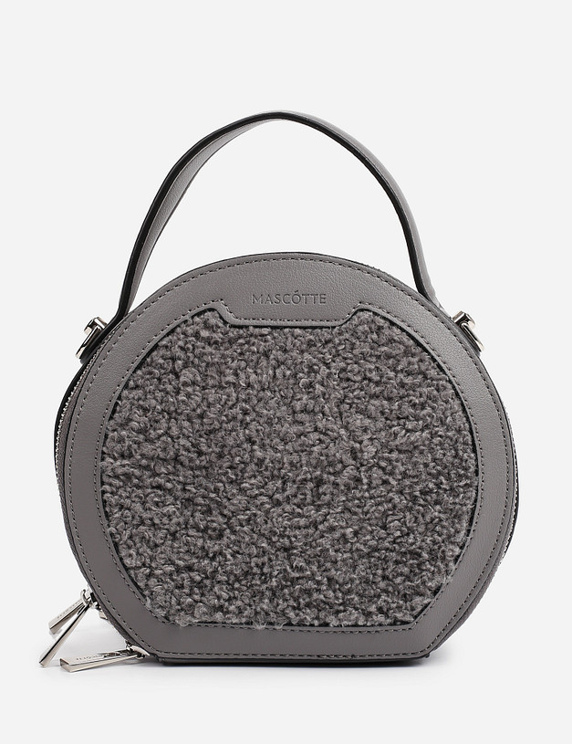 Серая женская сумка MASCOTTE 610-1209-610 | ракурс 2