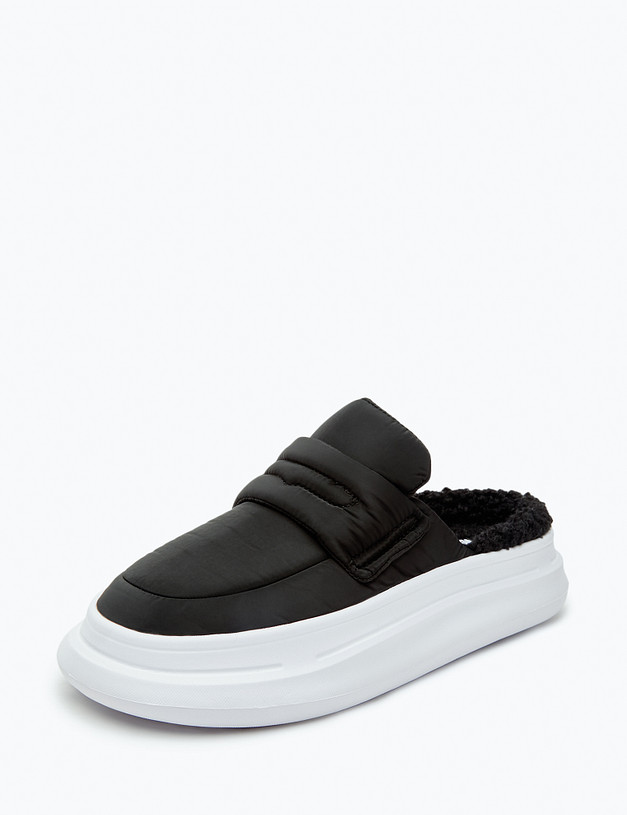 Черные женские сабо MASCOTTE 151-3205624-0202 | ракурс 3