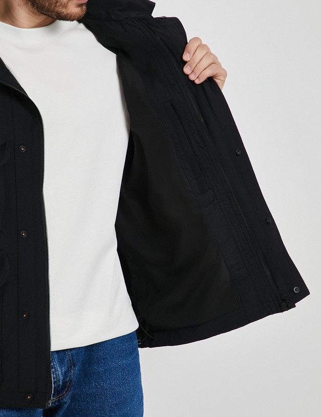 Черная мужская ветровка MASCOTTE 971-5115-2602 | ракурс 3