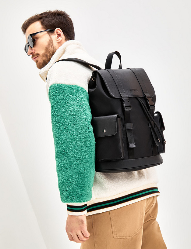 Черный мужской рюкзак MASCOTTE 604-3107-202 | ракурс 1