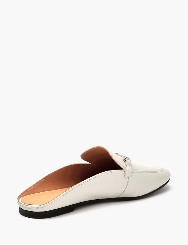 Молочные женские мюли из натуральной кожи MASCOTTE 172-4122111-6536M | ракурс 4