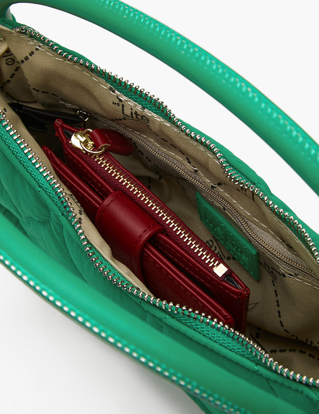 Зеленая женская сумка MASCOTTE 648-4112-204 | ракурс 7 Зеленая женская сумка MASCOTTE 648-4112-204 | ракурс 7