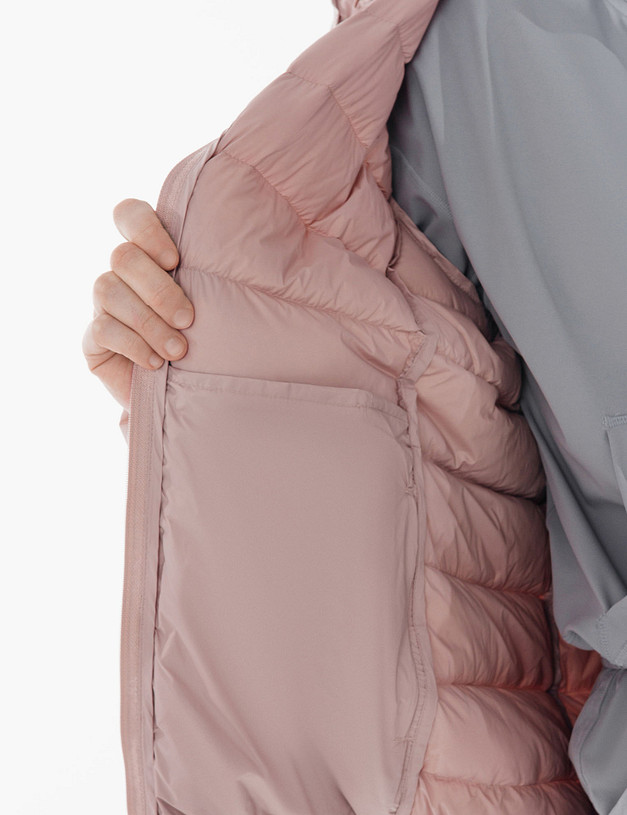 Розовая женская куртка с капюшоном MASCOTTE 234-3173-2406 | ракурс 8 Розовая женская куртка с капюшоном MASCOTTE 234-3173-2406 | ракурс 8