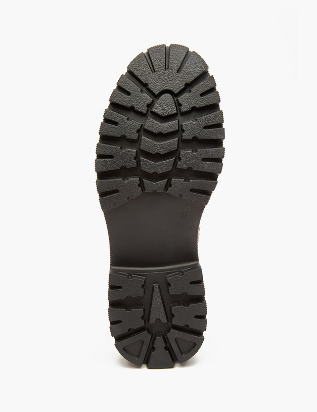 Бежевые женские зимние ботинки MASCOTTE 233-324031-0108 | ракурс 5