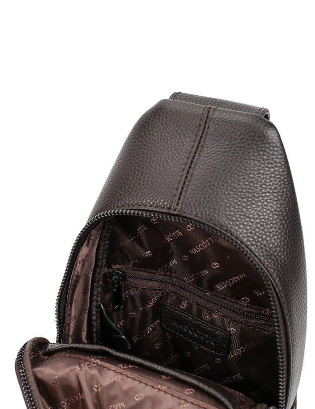 Коричневая мужская сумка MASCOTTE 602-1210-109 | ракурс 4 Коричневая мужская сумка MASCOTTE 602-1210-109 | ракурс 4