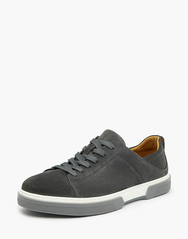 22-3170913-3276M Полуботинки для активного отдыха мужские велюр-нат.кожа/нат.кожа серый, Mascotte