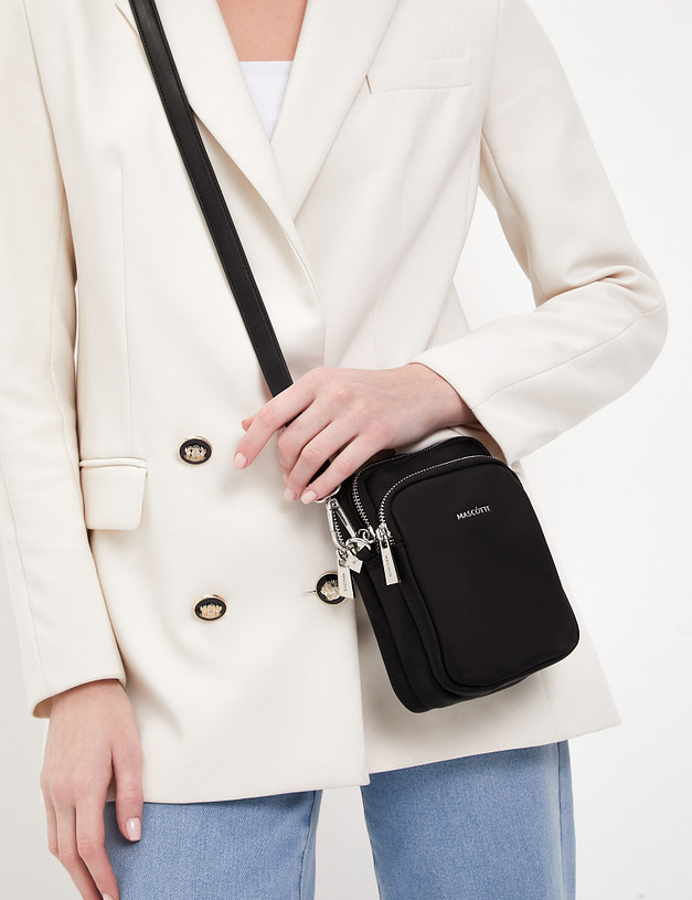 Черная женская сумка MASCOTTE 670-4113-202 | ракурс 1 Черная женская сумка MASCOTTE 670-4113-202 | ракурс 1