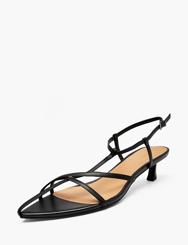 Черные женские босоножки MASCOTTE 126-615811-3501M | ракурс 2