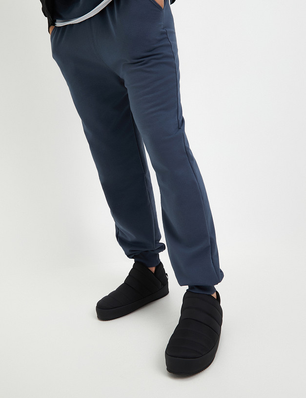 Черные короткие мужские дутики MASCOTTE 151-320923-0202 | ракурс 1