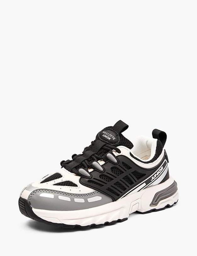 Черные детские кроссовки MASCOTTE 64-612421-0202 | ракурс 2