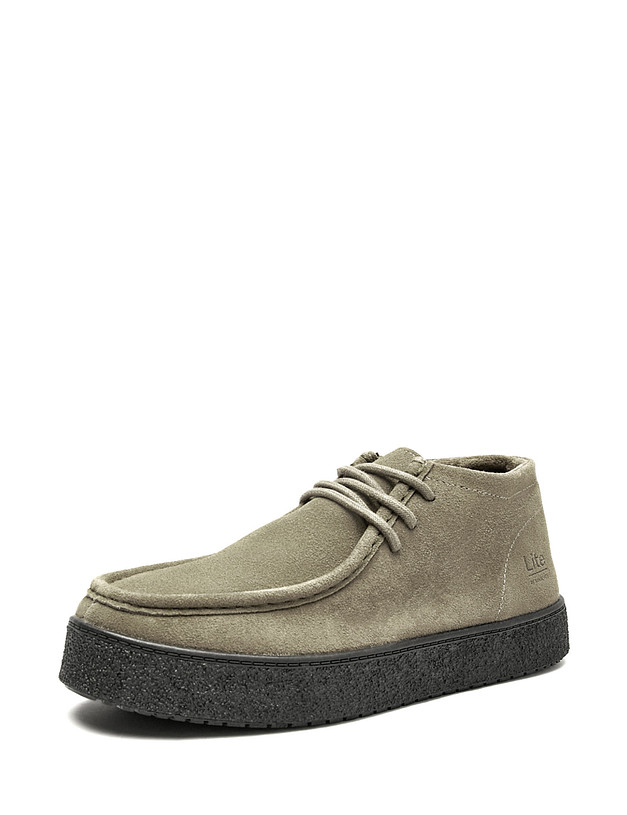 Оливковые женские полуботинки MASCOTTE 64-523221-0204 | ракурс 2