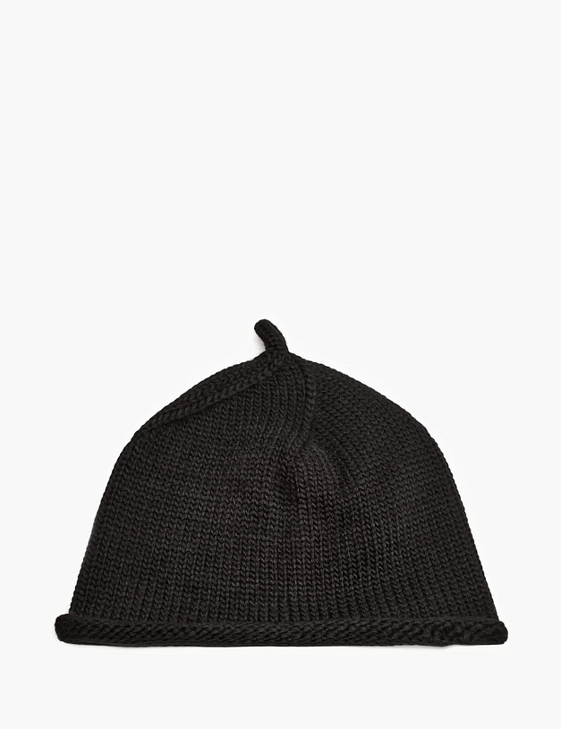 Черная женская шапка MASCOTTE 781-5204-7502 | ракурс 2