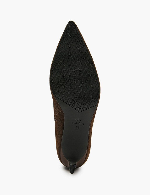 Коричневые женские сапоги MASCOTTE 233-521621-0609 | ракурс 5