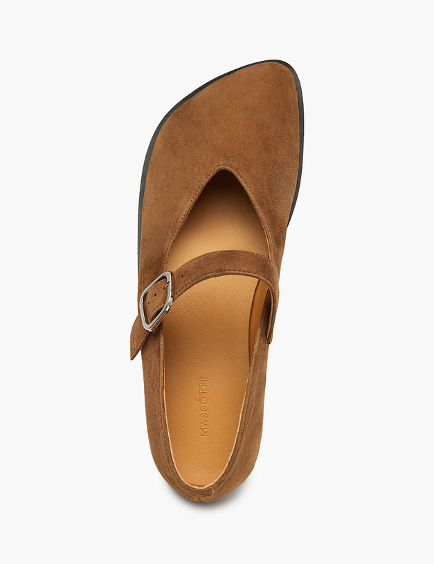 Коричневые женские туфли Мэри Джейн MASCOTTE 126-521914-4691M | ракурс 5
