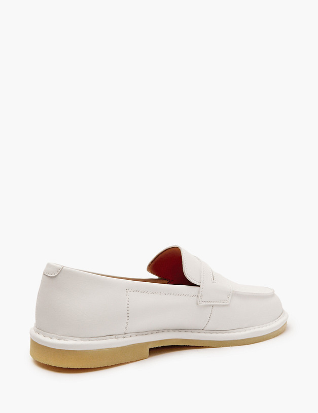 Белые женские лоферы MASCOTTE 58-511911-0501 | ракурс 5