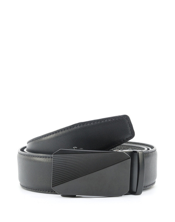 727-0223-102 Ремень муж. нат.кожа черн, Mascotte