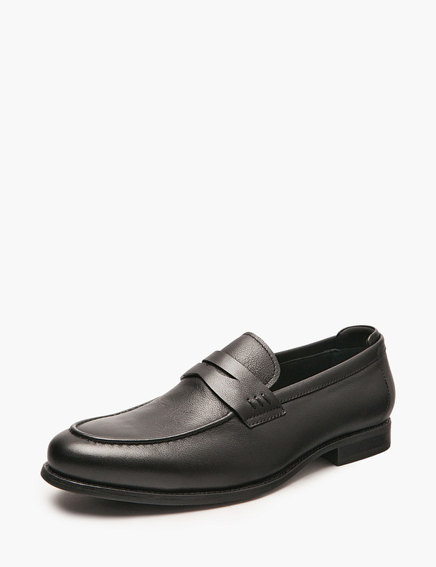 Черные мужские лоферы MASCOTTE 128-514511-0102 | ракурс 2