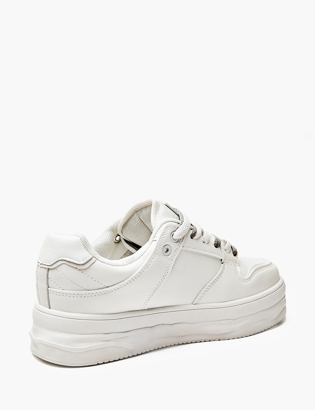 Белые женские кеды MASCOTTE 64-411021-0601 | ракурс 4