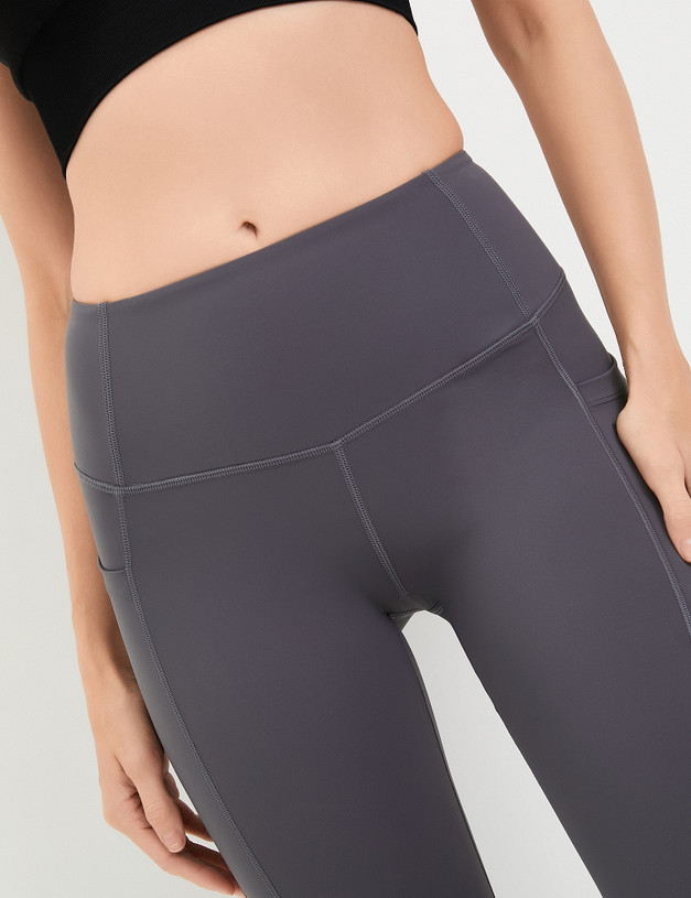 Серые женские лосины MASCOTTE 234-3343-2410 | ракурс 4