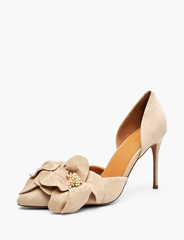 Бежевые женские туфли MASCOTTE 126-6102613-5611M | ракурс 2