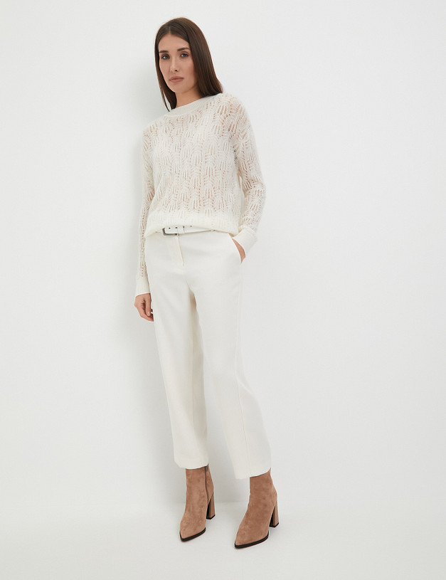 Молочный женский джемпер MASCOTTE 852-3203-2401 | ракурс 7
