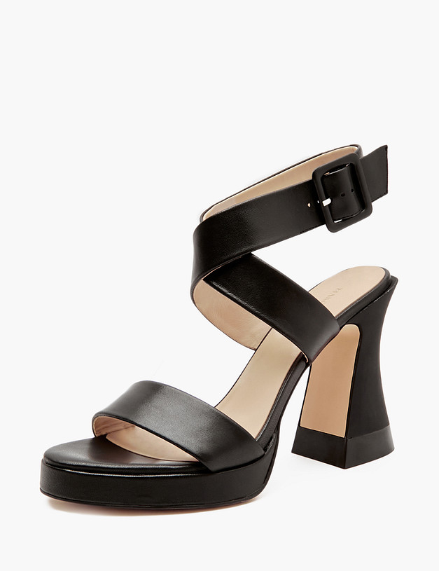 Черные женские босоножки MASCOTTE 15-411111-0502 | ракурс 4