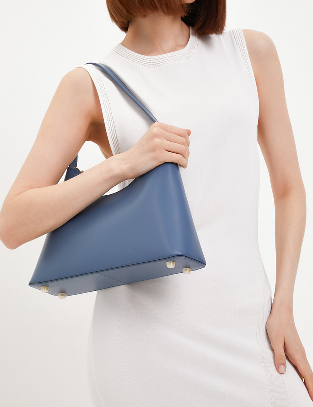 Синяя женская сумка MASCOTTE 660-4121-603 | ракурс 2