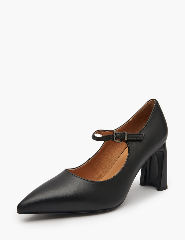 Черные женские туфли Мэри Джейн MASCOTTE 94-511311-3501M | ракурс 2