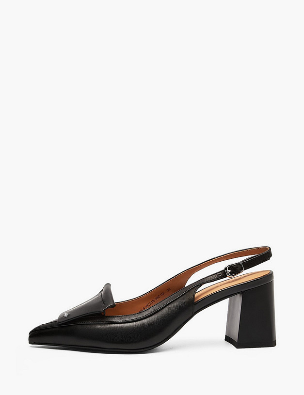 Черные женские туфли MASCOTTE 126-6102316-3501M | ракурс 1