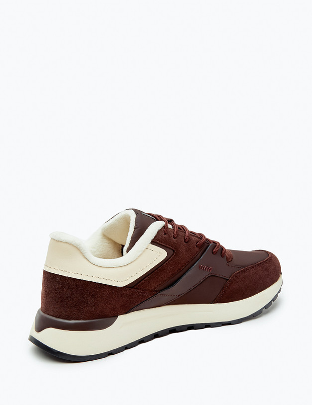 Коричневые мужские кроссовки MASCOTTE 151-322421-0209 | ракурс 3