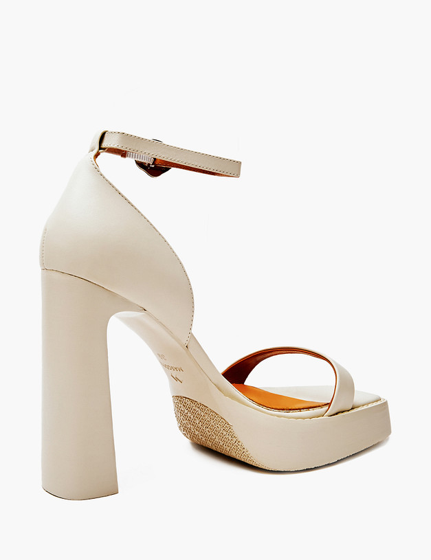 Молочные женские босоножки MASCOTTE 172-4122513-6536M | ракурс 3