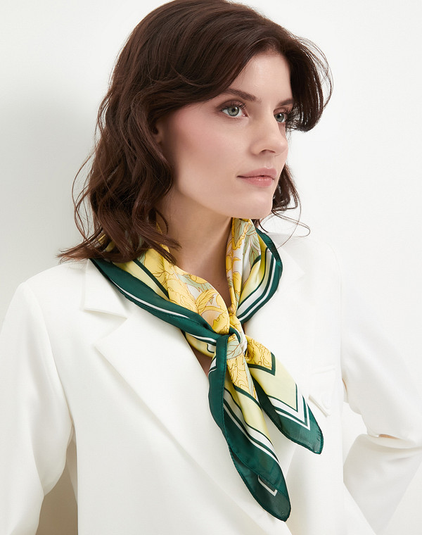 766-4112-2418 Платок женский желт, Mascotte