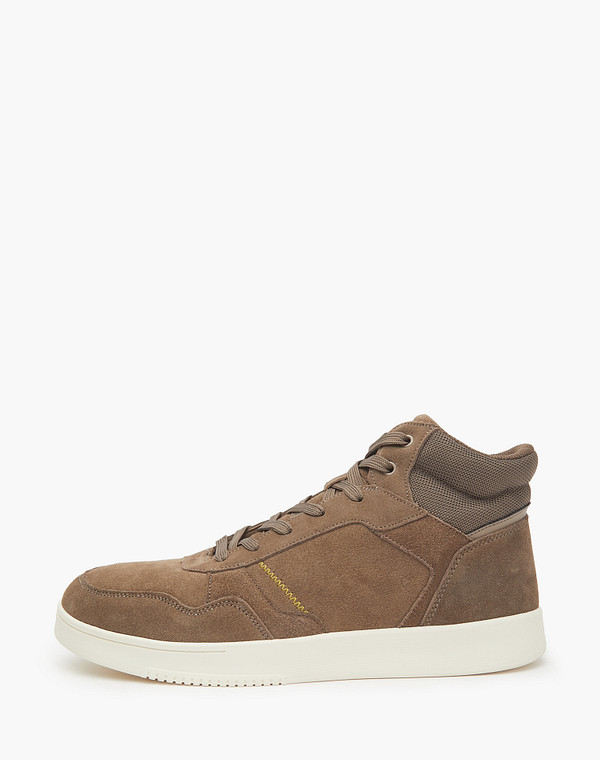 189-320156-0209 Ботинки для активного отдыха мужские велюр-текстиль/шерсть-текстиль корич, Mascotte Lite