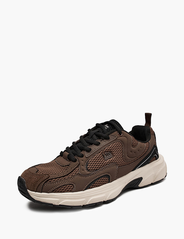 Коричневые мужские кроссовки MASCOTTE 64-520521-0209 | ракурс 2