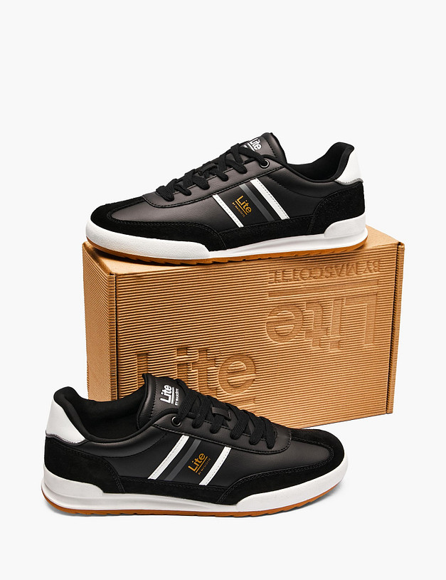 Черные мужские кеды MASCOTTE 64-610121-0602 | ракурс 6