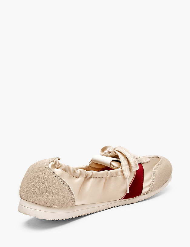 Бежевые женские полуботинки MASCOTTE 156-610161-0208 | ракурс 3