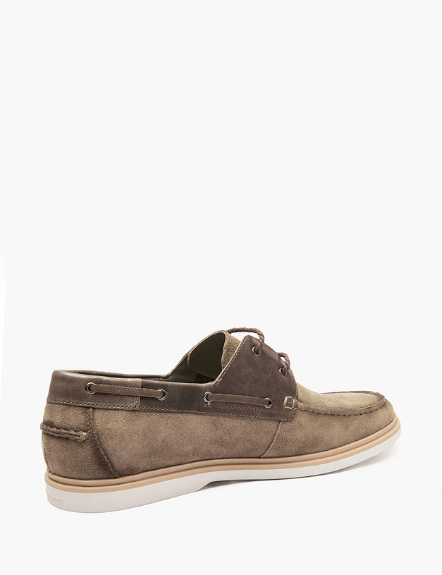 Оливковые мужские топ-сайдеры MASCOTTE 58-5112011-3264M | ракурс 3