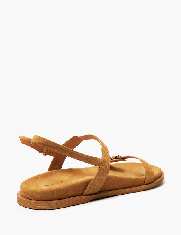 Желтые женские сандалии MASCOTTE 233-512211-0618 | ракурс 5