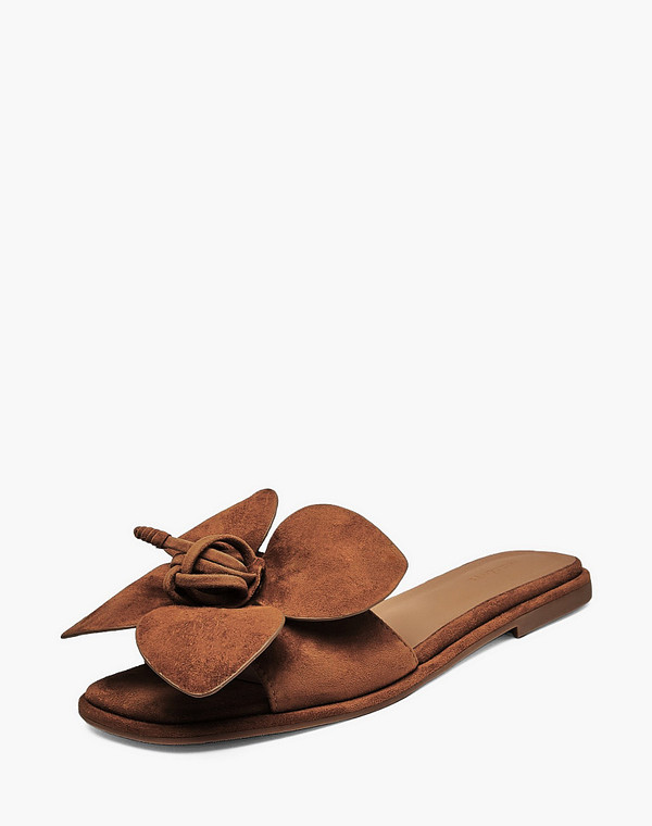 94-5164714-3667M Туфли летние женские велюр/нат.кожа рыж, Mascotte