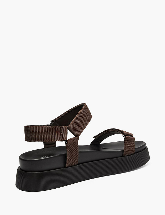 Коричневые женские сандалии MASCOTTE 234-615221-0209 | ракурс 3