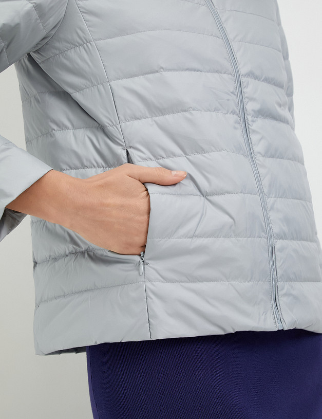 Серебристая женская куртка MASCOTTE 234-3307-2416 | ракурс 8