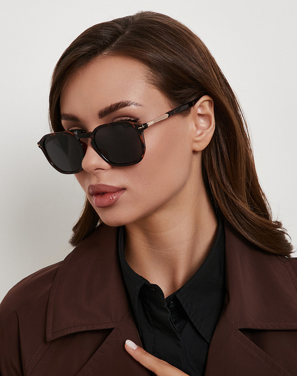 793-6128-7710 Очки женские и.мат. корич, Mascotte