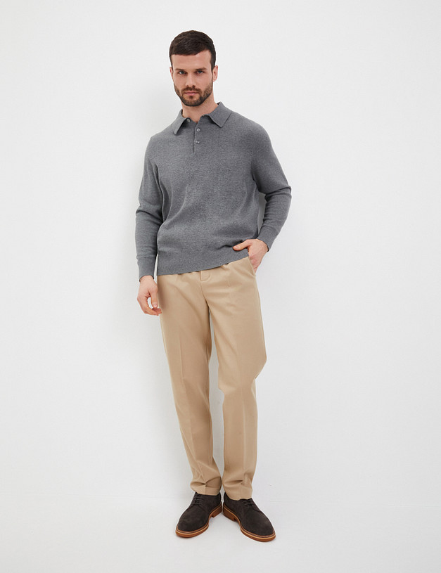 Серый мужской джемпер MASCOTTE 900-4225-2610 | ракурс 3 Серый мужской джемпер MASCOTTE 900-4225-2610 | ракурс 3