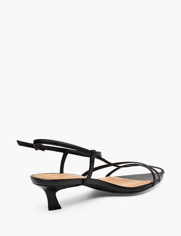 Черные женские босоножки MASCOTTE 126-615811-3501M | ракурс 3