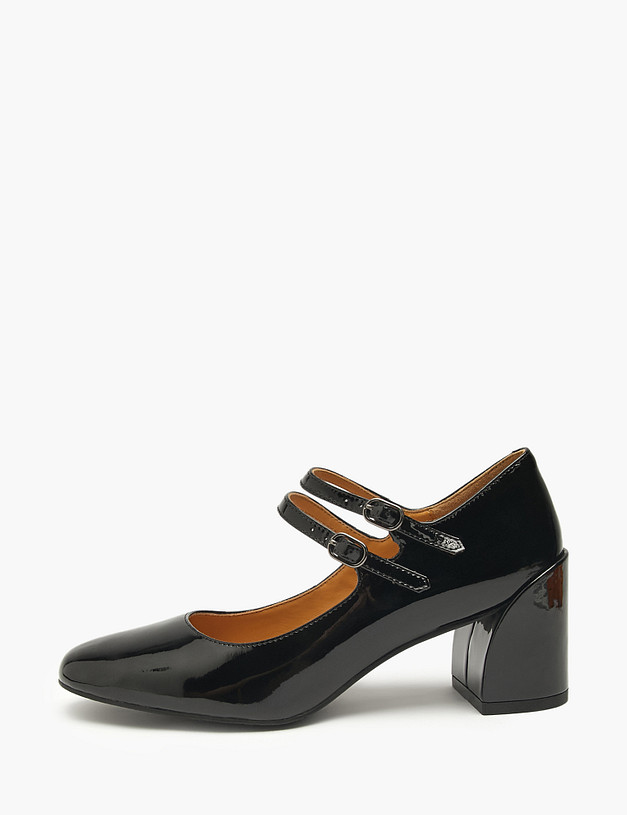 Черные женские туфли Мэри Джейн MASCOTTE 126-525411-3701M | ракурс 1