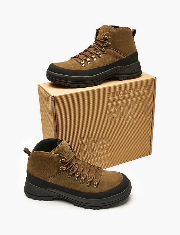 Мужские ботинки цвета хаки MASCOTTE 151-520221-0204 | ракурс 9