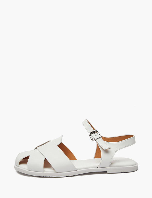 Белые женские сандалии MASCOTTE 233-514311-3569M | ракурс 1