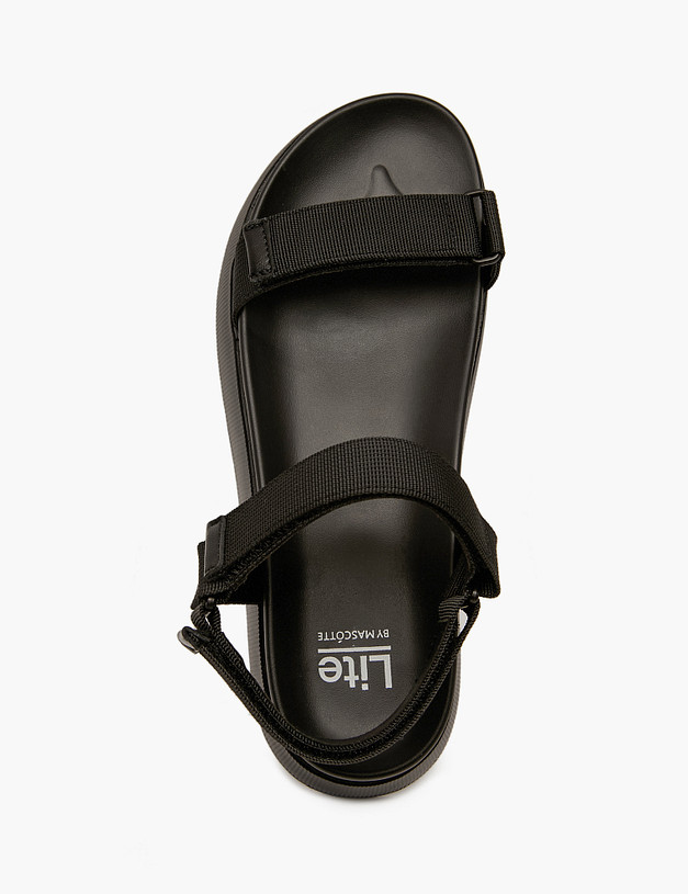 Черные женские сандалии MASCOTTE 234-615221-0202 | ракурс 4