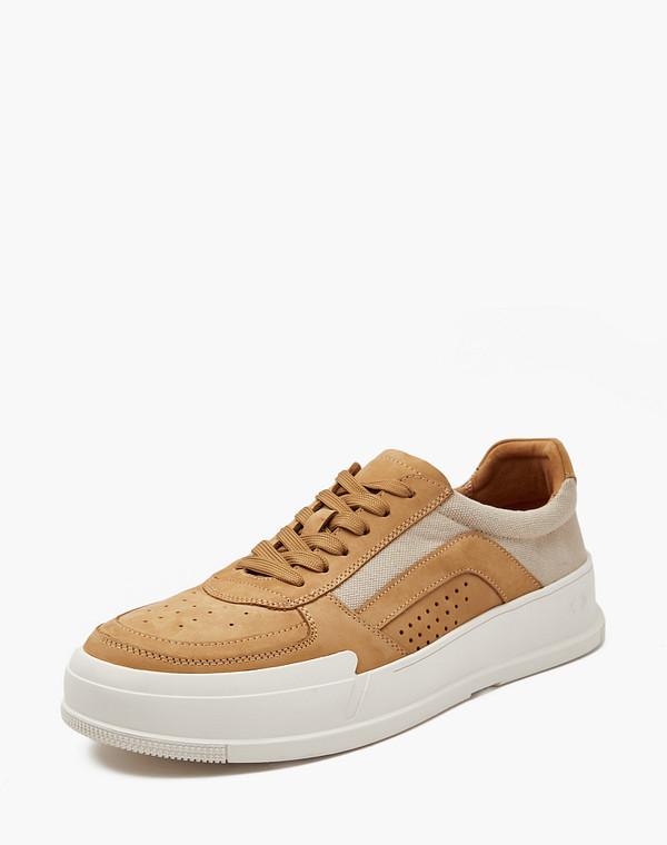 22-4111812-0308 Полуботинки для активного отдыха мужские нубук-текстиль/нат.кожа-текстиль беж, Mascotte